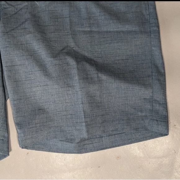 NEW Size 42 Mens Roundtree & Yorke Performance Chino Flat Shorts 9"I Blue - Picture 2 of 8